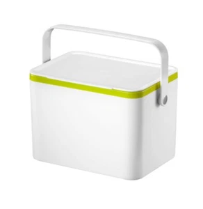 EKO Deco Food Waste Caddy 4L - White Food Bin - Picture 1 of 5
