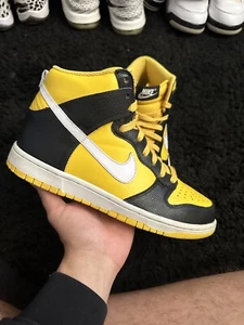 Size 8 - Nike Dunk High White Varsity Maize IOWA - Picture 1 of 8