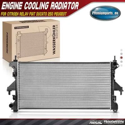 Engine Cooling Radiator for Citroen Relay Fiat Ducato 250 Peugeot 1340359080 - Image 1 of 4