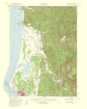 Carte Topo - Quad Crescent City California Oregon - USGS 1962 - 23,00 x 28,78
