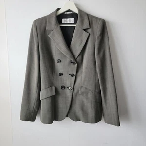 Max Mara womens Double Breasted Jacket blazer size 8 long sleeve wool - Picture 1 of 9