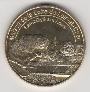 A-- S/DATE TOKEN JETON MEDAILLES ET PATRIMOINE 41 500 MAISON DE LA LOIRE CASTOR - Picture 1 of 2