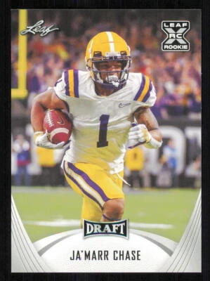 2021 Leaf Draft #31 Ja Marr Chase - Image 1 of 2