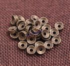 100Pcs Tibetan Silver Charms Spacer Beads Jewelry Findings 7X3MM W3116