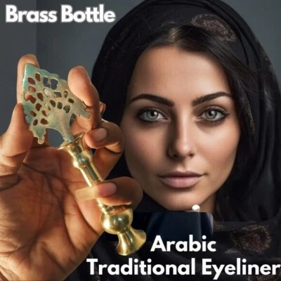 Handmade Golden Powder Eyeliner, Semi-Finish, Long-Lasting Eye Makeup (2 x 0.25) - Image 1 of 4