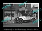 OLD POSTCARD SIZE PHOTO OF LEXINGTON KENTUCKY THE CADILLAC LASALLE GARAGE 1920