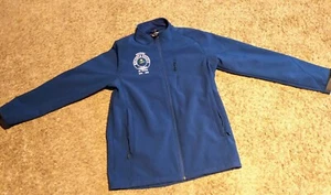 Kirkland Signature Men's Soft shell Water Resistant Jacket Blue XLT Mecosta Mich - Picture 1 of 6