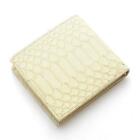 Genuine Striped Pattern Made In Japan White Mat Dyed Musou Short Wallet