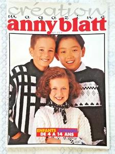 Anny Blatt 157 CREATION Magazine 32 Infant Junior knit patterns 80pg 1996 France - Picture 1 of 21