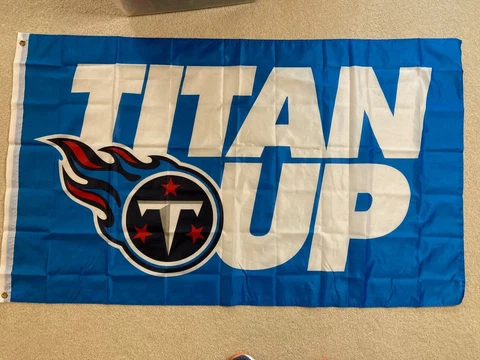 Tennessee Titans Titan Up Flag 5’ x 3’ NFL Cover