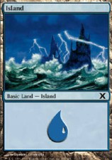 ISLAND #368 X4 4 4X 10th Edition MTG Magic the Gathering Cards DJMagic