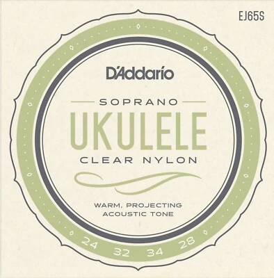 D'Addario Ukulele Strings Pro-Arte Soprano Clear Nylon - Image 1 of 4