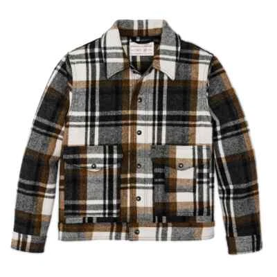 Filson Mackinaw Wool Work Jacket - M - 20266329 MADE IN USA Blue Coal Copper CC - Image 1 of 4