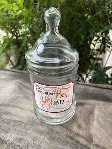 Apothekerstil Süßigkeitenglas * Das Executive Jelly Bean Glas * Glas mit Deckel 8 Zoll - Bild 1 von 7