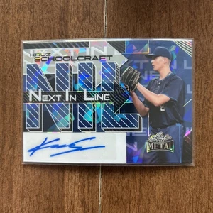 Béisbol Leaf Metal 2025 - Autógrafo Next In Line - Kruz Schoolcraft #13/15 - Imagen 1 de 2