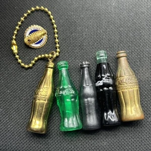 VINTAGE 10K YELLOW GOLD ENAMELED 5 YEARS OF SERVICE COCACOLA PIN + 5 More Coca S - Picture 1 of 21