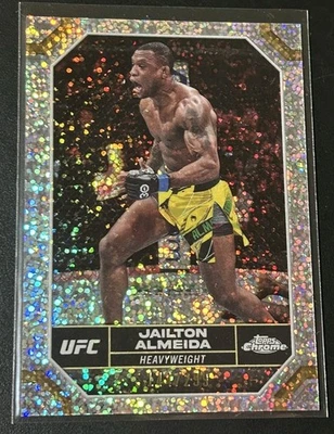 2024 Topps Chrome UFC #86 Jailton Almeida Speckle Refractor /299 - Image 1 of 2