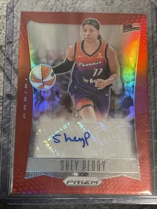 2024 Panini Prizm WNBA Throwback Firme Rosso /99 Shey Peddy #TB-SP Auto - Foto 1 di 2