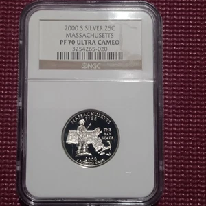 2000 S Massachusetts Silver NGC PF 70 UCAM - Picture 1 of 2
