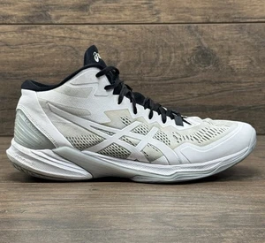 Zapatos deportivos de voleibol ASICS para hombre 11 Sky Elite FF MT 2 blancos plateados puros - Imagen 1 de 10