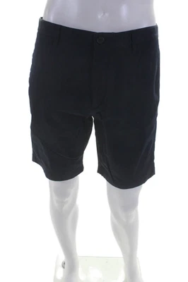 Pantalones Cortos Theory Para Hombre Algodón con Cremallera Botón Sin Cordones Azul Marino Talla 32 Foto 1 de 4