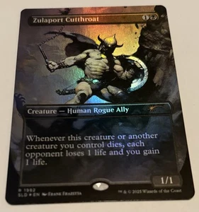 ๐ Zulaport Cutthroat Frank Frazetta Secret Lair RAINBOW ๐ FOIL MTG ๐ - Picture 1 of 2