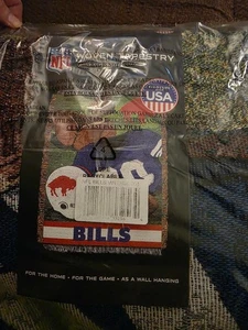 Neue Buffalo Bills gewebte Gobelin Decke. 48" x 60" - Bild 1 von 2
