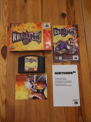 Road Rash 64 (Nintendo 64 N64) Complete CIB - Tested - Authentic - Image 1 of 4