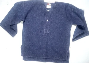 NOS Vintage WELSH WOOLENS Wool Old Fashioned Flannel Work Shirt M Cambrian Mill - Picture 1 of 9