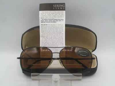 Gafas de sol Serengeti 6884 Strata medianas aviador negro mate/polarizadas 60/14 Foto 1 de 3