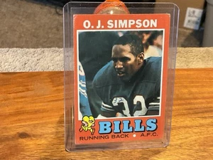 1971 TOPPS - O. J. SIMPSON #260 - BUFFALO BILLS  2ND YEAR CARD EX - Picture 1 of 3