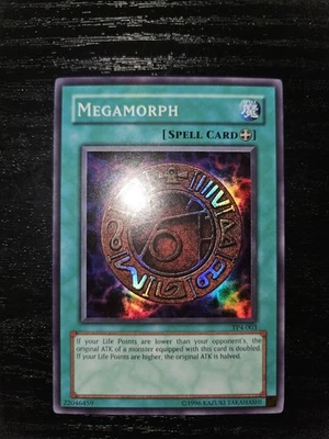 YUGIOH - MEGAMORPH - TOURNAMENT PACK 4 - SUPER RARE - NM/LP- TP4-003 - Image 1 of 4