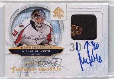 2009-10 SP Authentic Future Watch /100 Michal Neuvirth RPA Rookie Patch Auto RC - Image 1 of 2