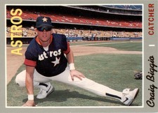 1992 Baseball Cards Magazine '70 Topps Replicas #39 Craig Biggio Astros