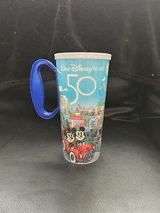 Disney Parks WDW 50th Anniversary Resort Refillable Mug No Lid Mickey Minnie - Picture 1 of 3