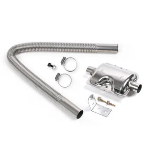 Car Parking Diesels Air Heater Set 23.6" Exhaust Pipe & 0.94" Silencer paUWY - Picture 1 of 9