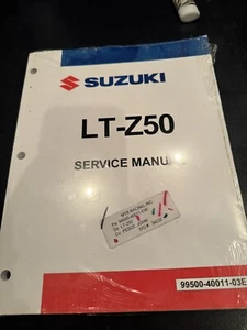 2006-2009 Suzuki LT-Z50 QuadSport Service Manual : 99500-40011-03E - Picture 1 of 3