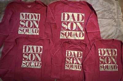 Camisas familiares a juego. Son Squad. Foto 1 de 4