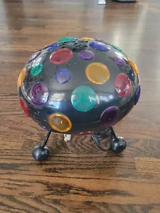 Vintage Rotating Multi-Color Strobe Light SPACE SHIP UFO Disco 2002 - TESTED - Picture 1 of 4