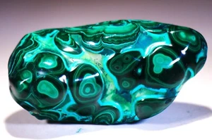 3.3 inch 6.2 oz Top Vivid Chrysocolla with Malachite, Congo! CR528 - Picture 1 of 4