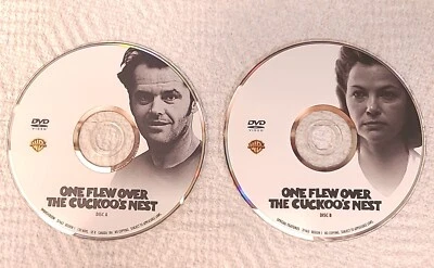 One Flew Over the Cuckoo's Nest DVD  DISCS ONLY FREE SHIPPING NO TRACKING - Image 1 of 2