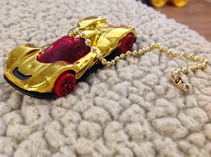 Hot Wheels Gold Teegray 1-64 Handmade Ceiling Fan pull- Light Pull - Deal - Picture 1 of 2