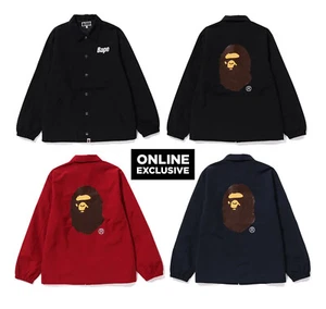 A BATHING APE Men's BAPE LOGO COACH JACKET ONLINE EXCLUSIVE 1J75140001 z - Picture 1 of 16
