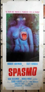 ORIGINAL ITALIAN MOVIE POSTER PLAYBILL SPASMO UMBERTO LENZI 1974 - Picture 1 of 3