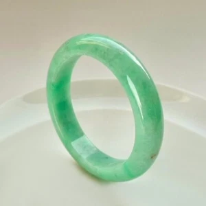 【KATHY JADE】Brazalete Brazalete Jade Jade Jade Verde Manzana Esmeralda《53mm》《Grado A》 - Imagen 1 de 2