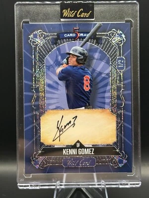 Kenni Gomez 2024 Wild Card Rookie AUTO RC 1/2 Red Silver Ref Houston Astros 🔥 - Image 1 of 2