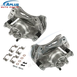 Pair 2 Brake Caliper w/ Bracket for Chrysler 200 Dodge Jeep Patriot 07-17 Front - Picture 1 of 9