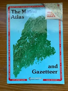 MAINE ATLAS & GAZETTEER (DELORME ATLAS & GAZETTEER) 17th edition - Picture 1 of 2