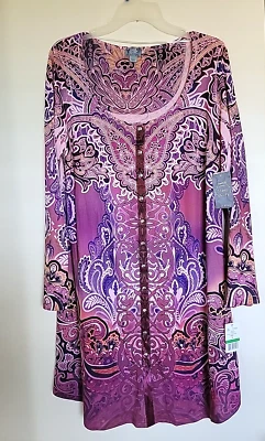 Women's One World Sleep  Dress Size L Multi Color NEW - Image 1 of 3