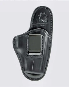 Bianchi Gunleather Professional Holster Size 21 -Black RH- Clip-On Model 100 - Picture 1 of 6